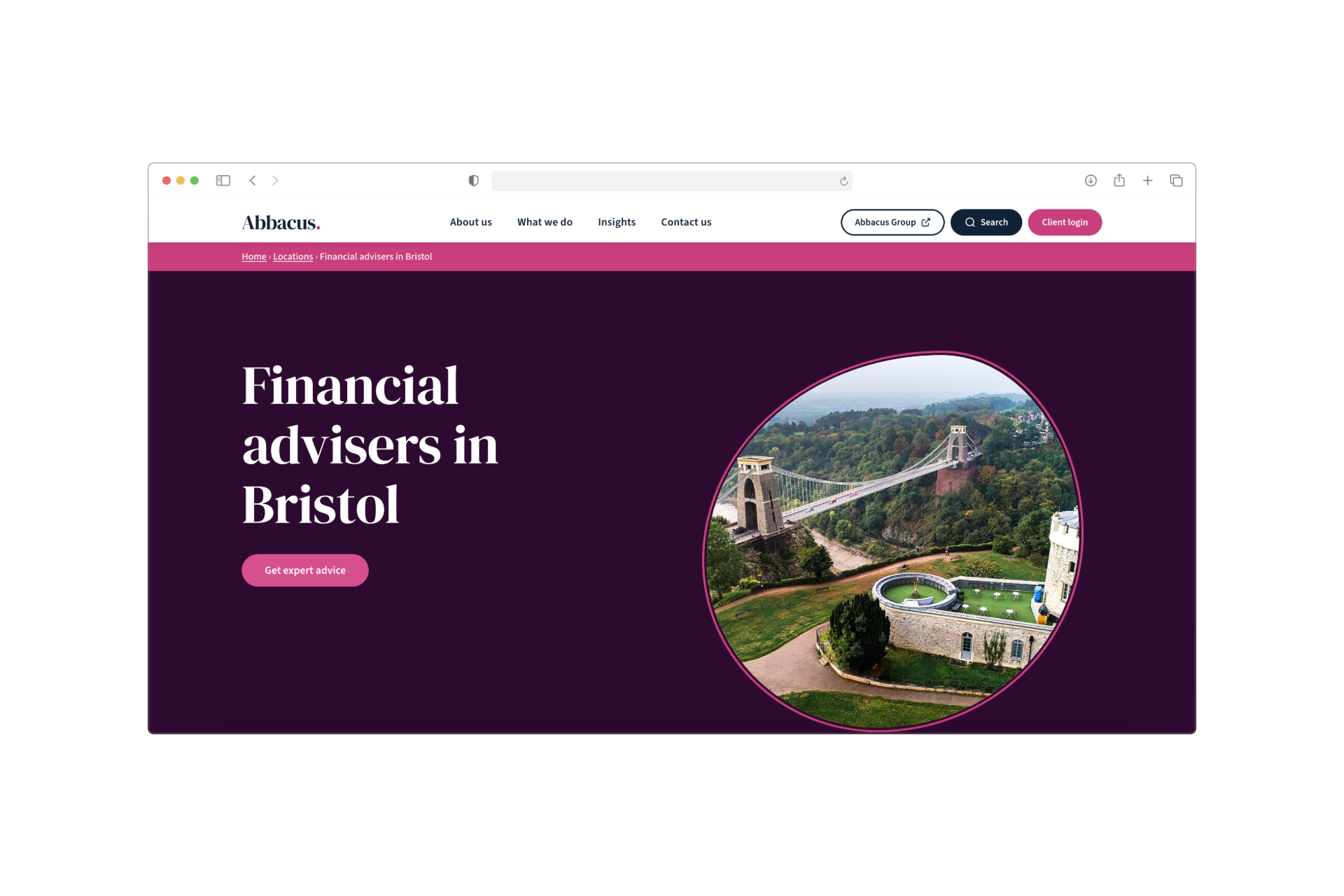 Abbacus website redesign by Loxvik