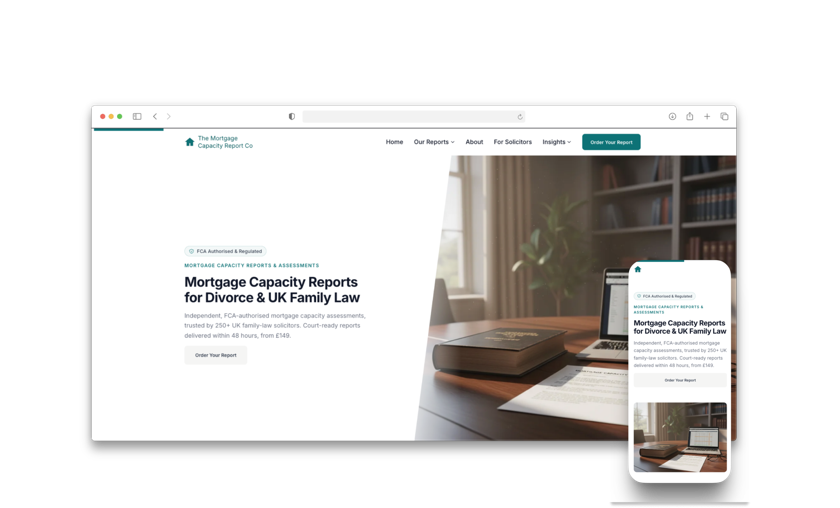 The Mortgage Capacity Report Co website