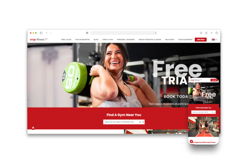 Snap Fitness website